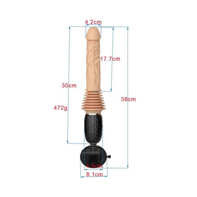 Asmodeus Mountable Remote Heating Thrust Machine - Adult Toys