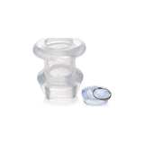 Ass Bung Clear Hollow Anal Dilator 3.5in Large - Adult Toys