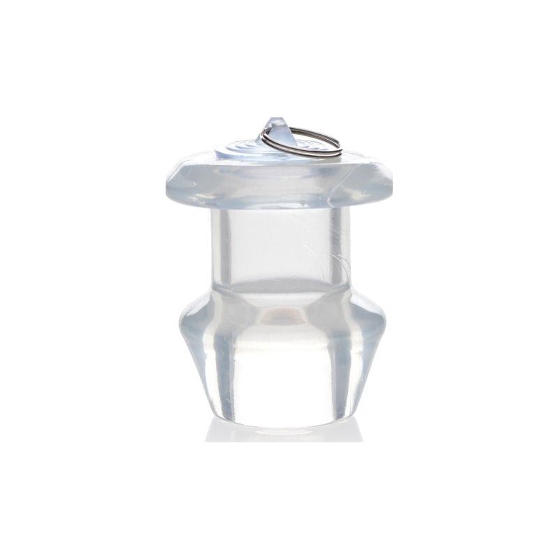 Ass Bung Clear Hollow Anal Dilator 3in Medium - Adult Toys
