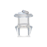 Ass Bung Clear Hollow Anal Dilator 3in Medium - Adult Toys
