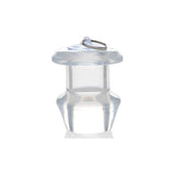 Ass Bung Clear Hollow Anal Dilator 3in Medium - Adult Toys