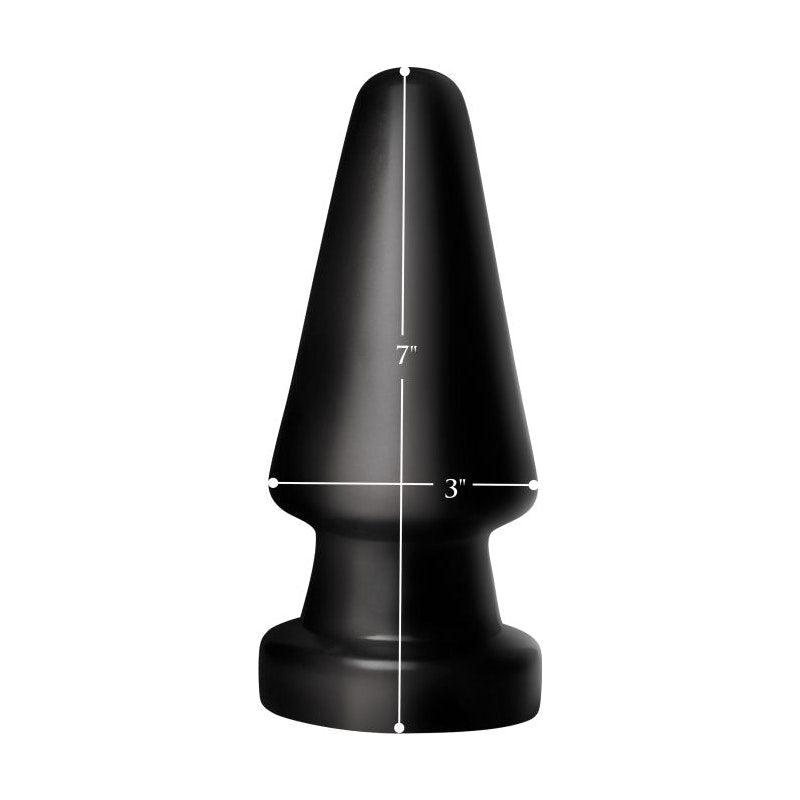 Ass Max Plug Large Anal Plug Black - Adult Toys