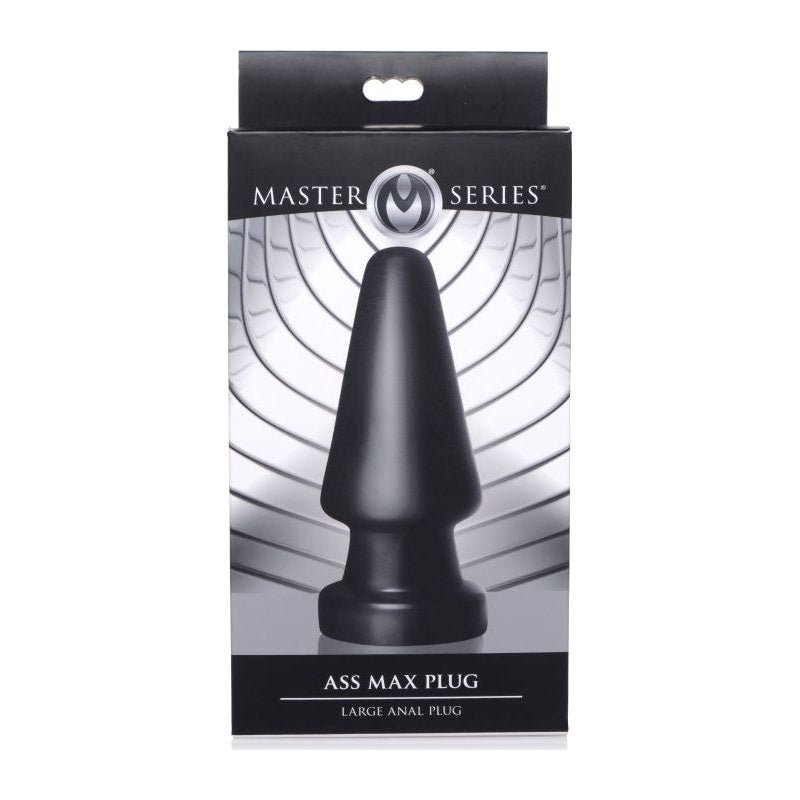 Ass Max Plug Large Anal Plug Black - Adult Toys