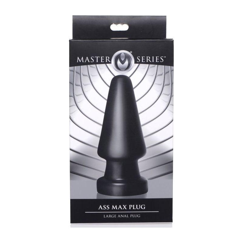 Ass Max Plug Large Anal Plug Black - Adult Toys
