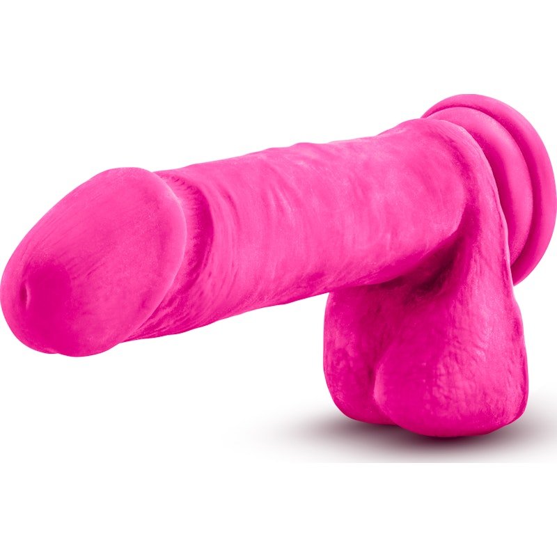 Au Naturel Bold Hero 8in Dildo Pink - Adult Toys