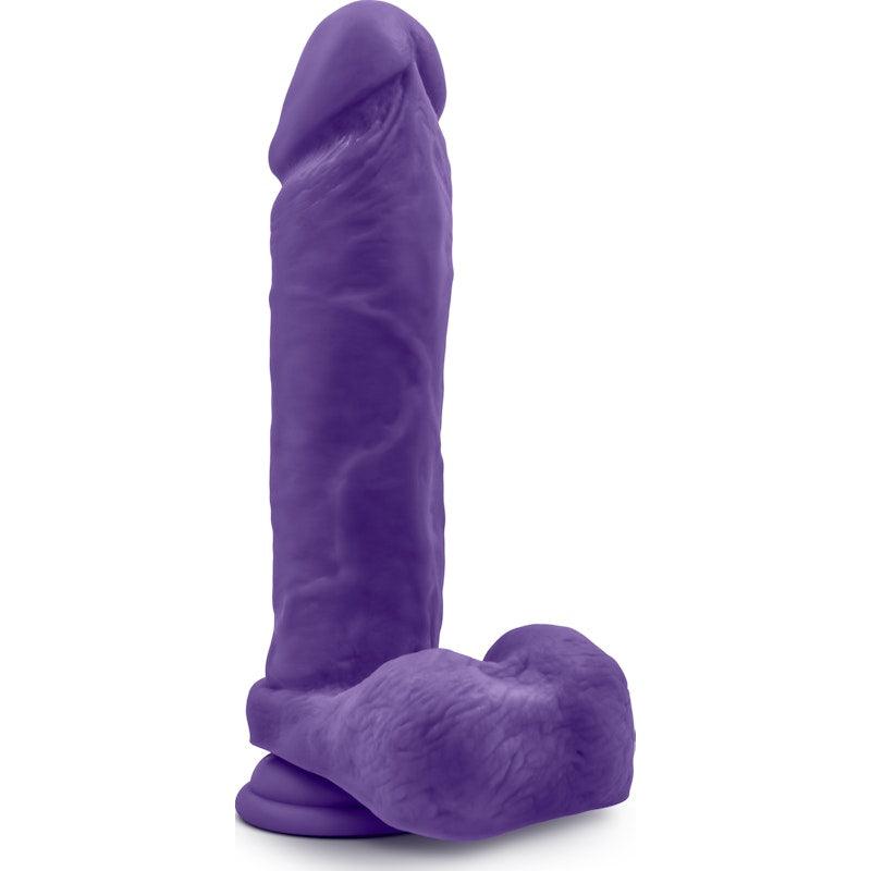 Au Naturel Bold Massive 9in Purple - Naughty by Nature Adult Store