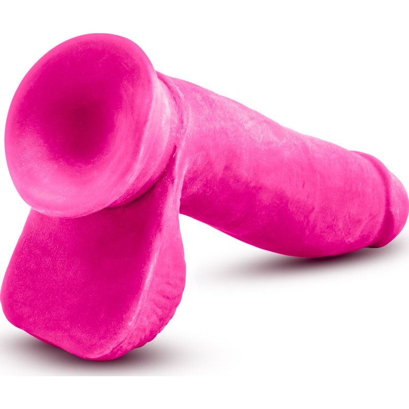 Au Naturel Bold Pleaser 7in Dildo Pink - Adult Toys