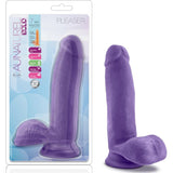 Au Naturel Bold Pleaser 7in Dildo Purple - Adult Toys