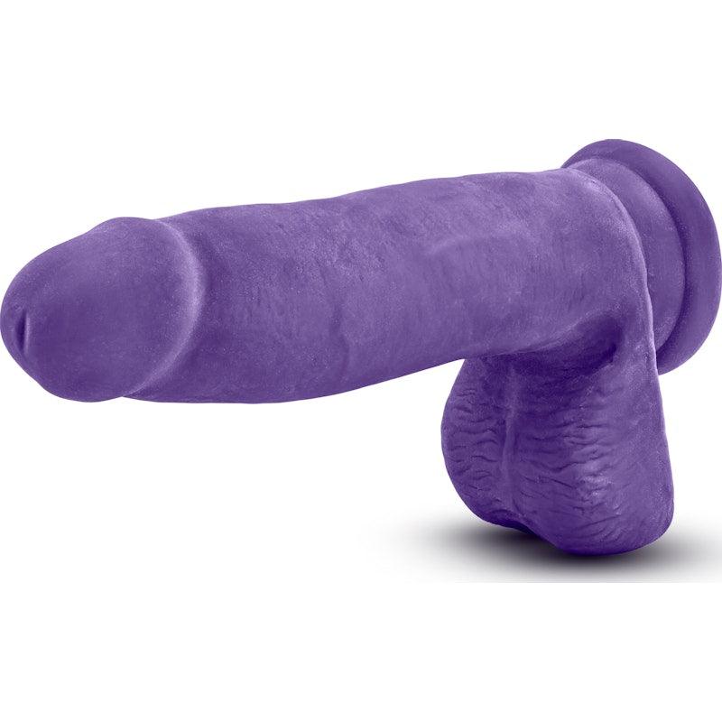 Au Naturel Bold Pleaser 7in Dildo Purple - Naughty by Nature Adult Store