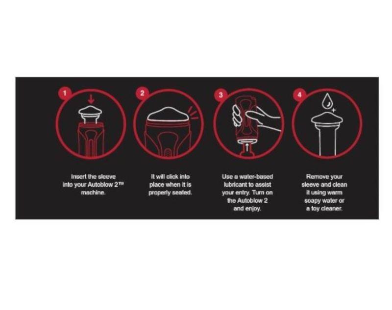 Autoblow 2XT Mouth Sleeve: Size C - MASTURBATORS - PREMIUM