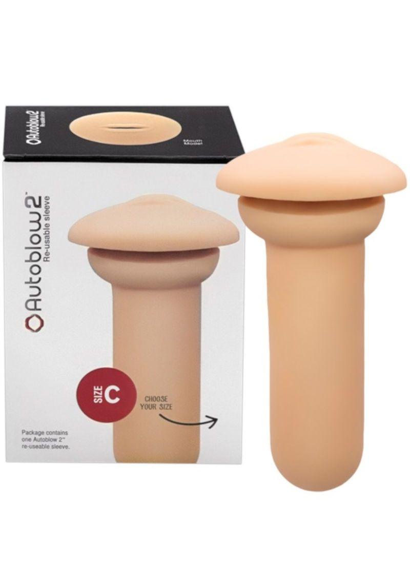 Autoblow 2XT Mouth Sleeve: Size C - MASTURBATORS - PREMIUM