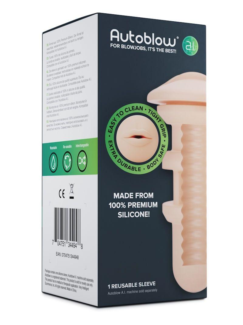Autoblow A.I. - Mouth Sleeve - MASTURBATORS - PREMIUM