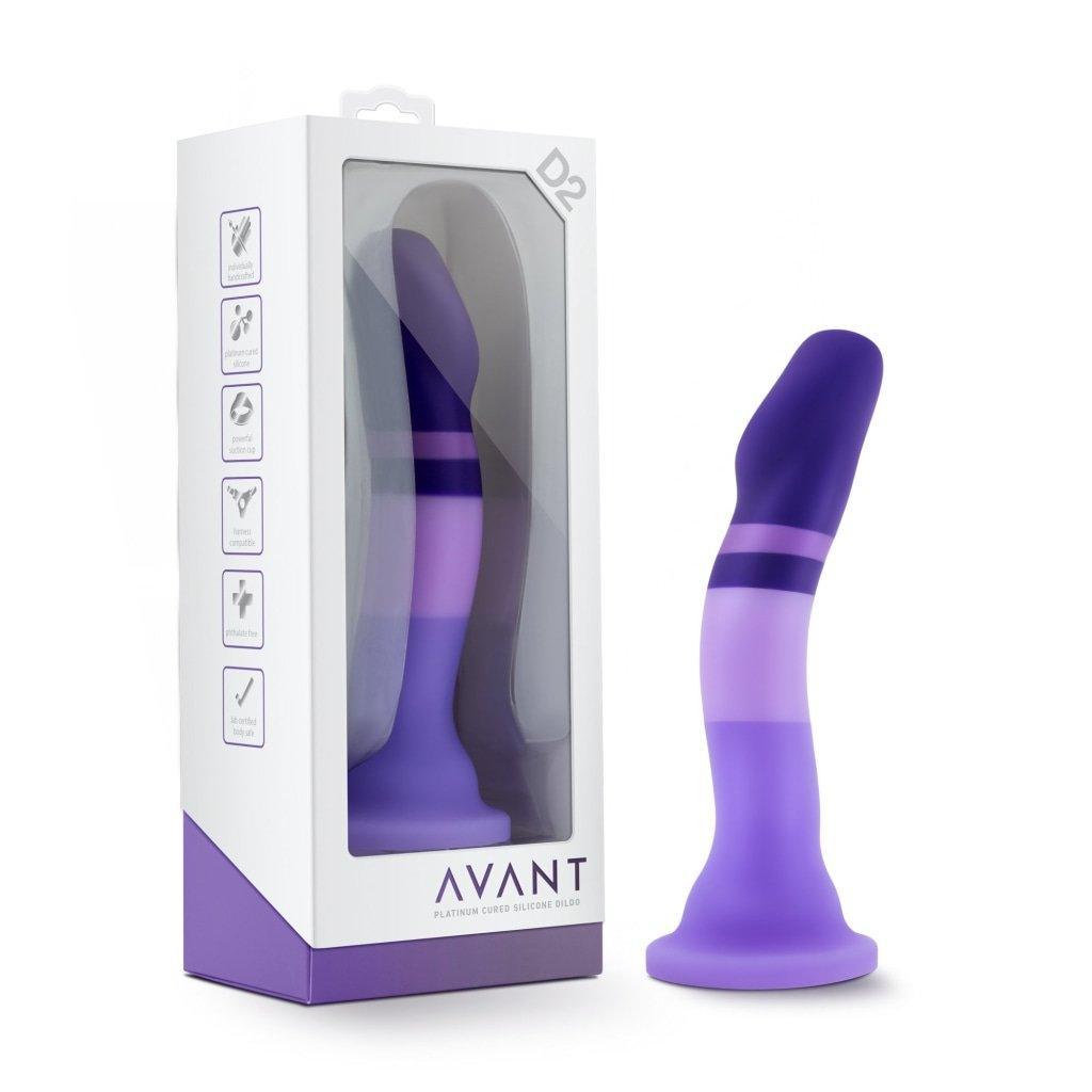 Avant D2 Purple Rain Silicone Dildo - Adult Toys