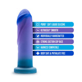 Avant - Midnight Rendezvous - Ocean Blue 19 cm Dildo - DONGS