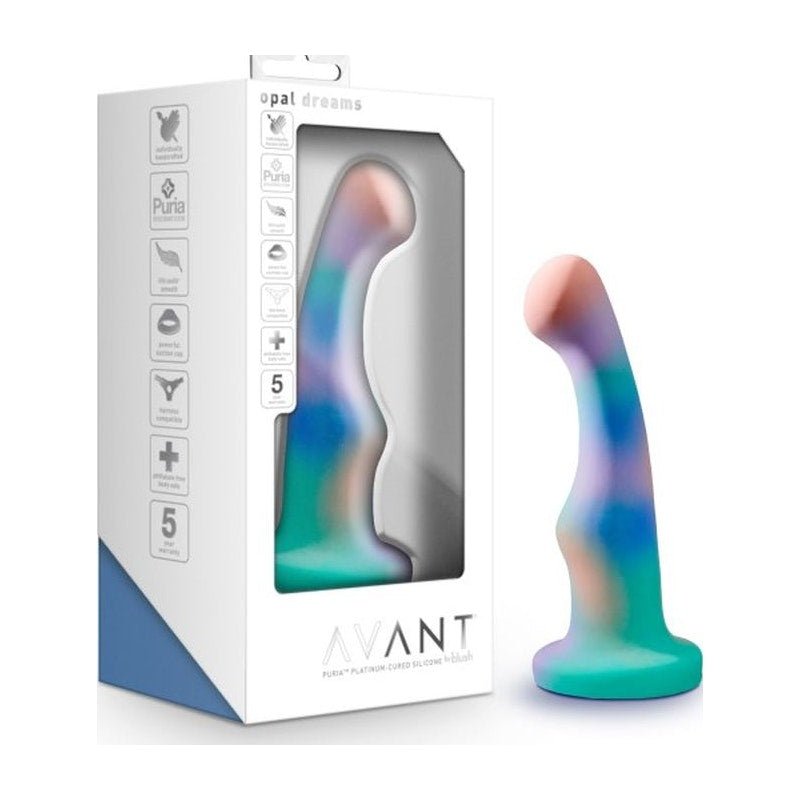 Avant Opal Dreams Aqua Silicone Dildo - Adult Toys