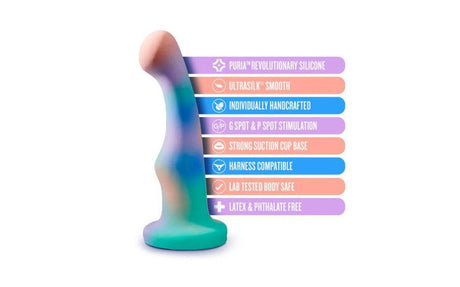 Avant Opal Dreams Aqua Silicone Dildo - Adult Toys