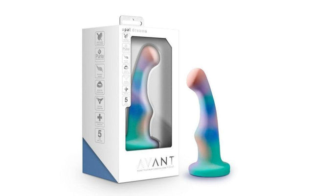 Avant Opal Dreams Aqua Silicone Dildo - Adult Toys