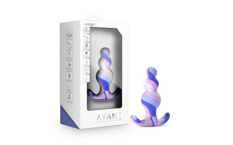 Avant Twilight Blue Silicone Butt Plug - Naughty by Nature Adult Store