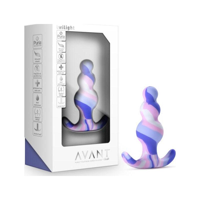 Avant Twilight Blue Silicone Butt Plug - Naughty by Nature Adult Store