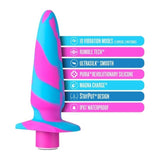 Avant Vibrotize Silicone Mini Anal Vibe Fuchsia - Naughty by Nature Adult Store