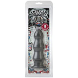 B - 7 Tango 7in Anal Dildo Gun Metal - Adult Toys