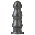 B - 7 Tango 7in Anal Dildo Gun Metal - Adult Toys