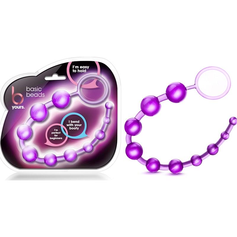 B Yours Basic Beads Purple - Naughty by Nature Adult Store