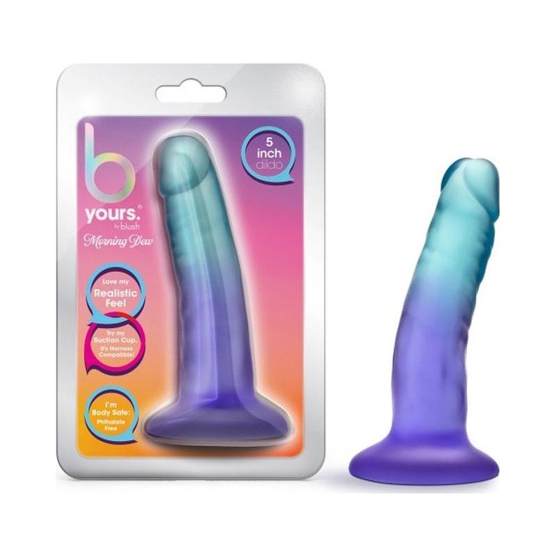 B Yours Morning Dew 5in Dildo Sapphire - Naughty by Nature Adult Store