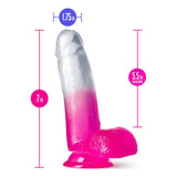 B Yours Sugar Magnolia 7in Dildo Fuchsia - Naughty by Nature Adult Store