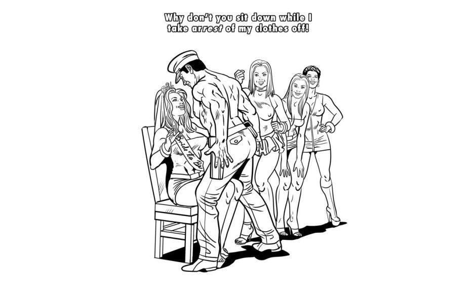 Bachelorette Party Colouring Book - Adult Toys