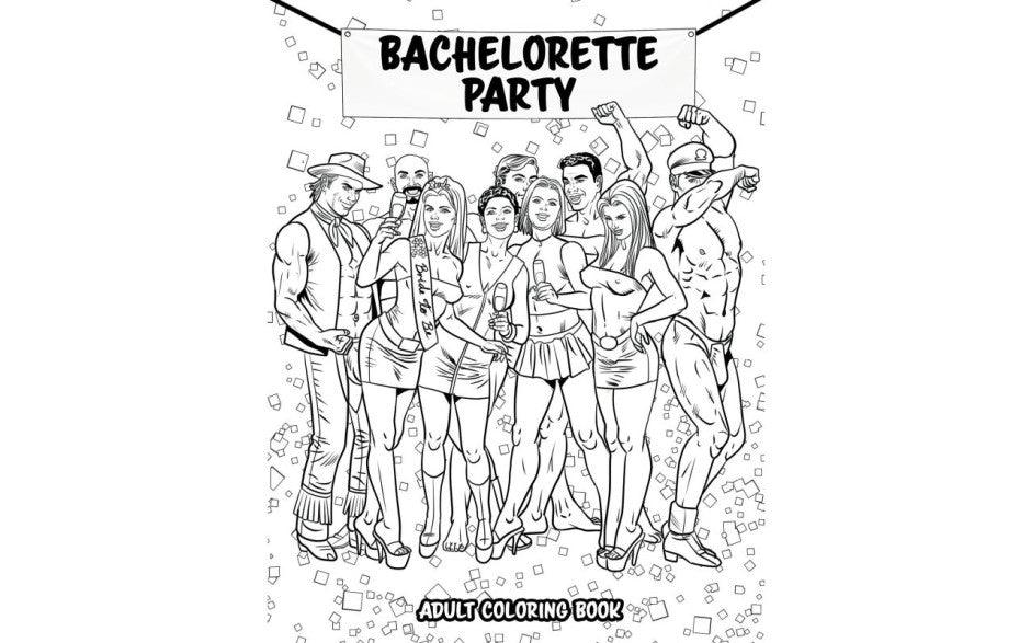 Bachelorette Party Colouring Book - Adult Toys
