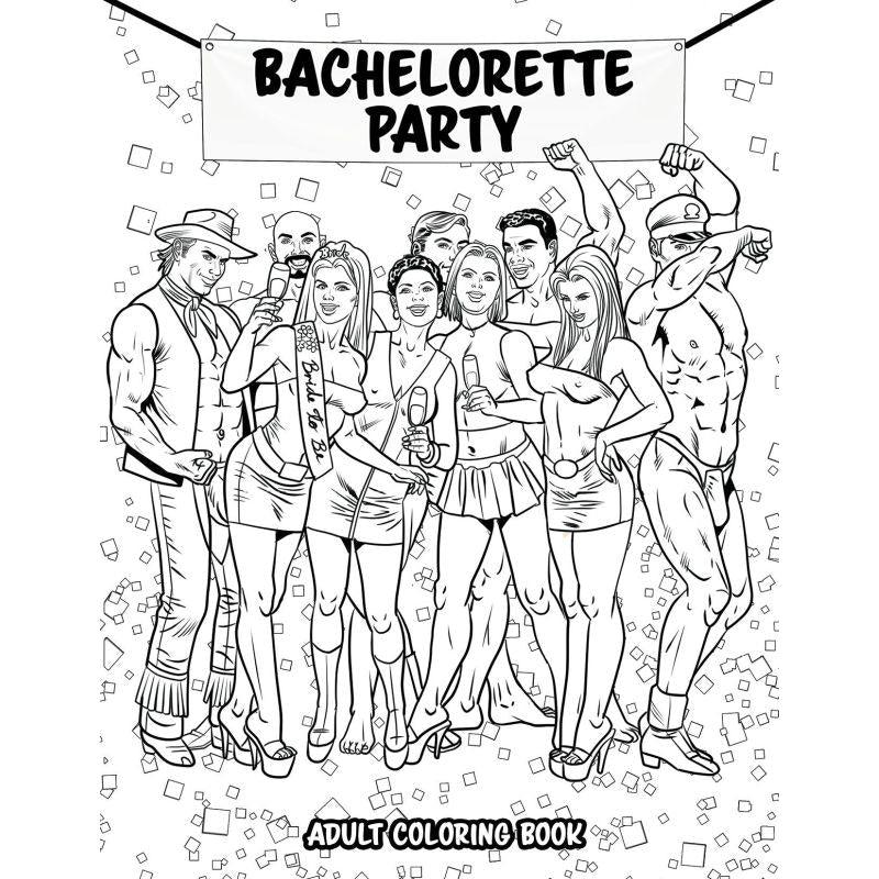 Bachelorette Party Colouring Book - Naughty by Nature Adult Store