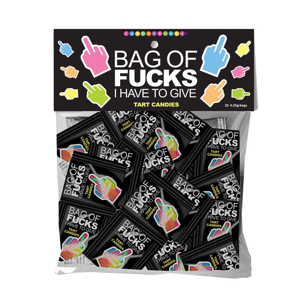 Bag Of Fucks I Have To Give - Bag of 25 Mini Packs - NOVELTIES