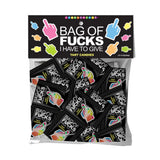 Bag Of Fucks I Have To Give - Bag of 25 Mini Packs - NOVELTIES