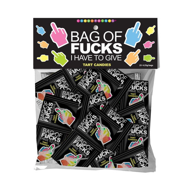 Bag Of Fucks I Have To Give - Bag of 25 Mini Packs - NOVELTIES