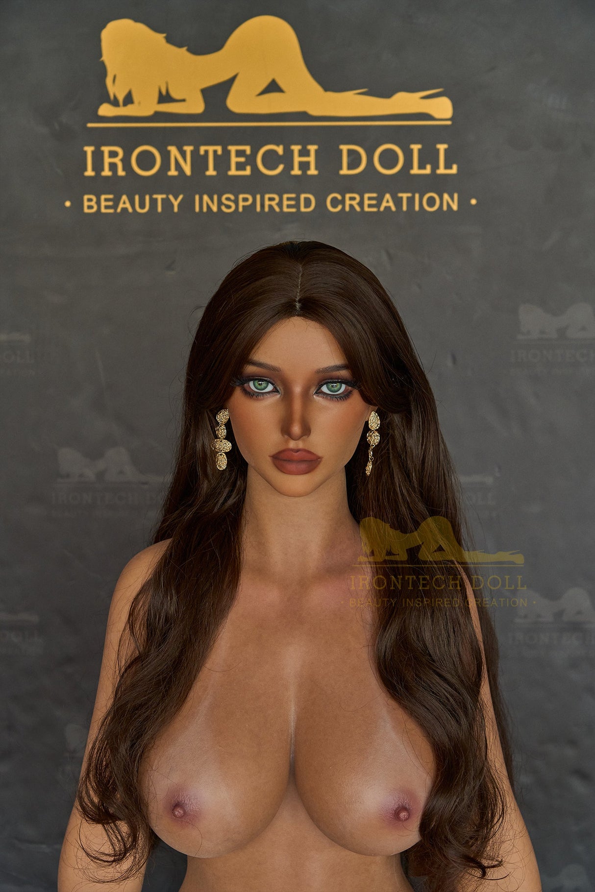 Bailey 165cm Dark Tanned SM Queen Sex Doll With Realistic Features - Sex Doll