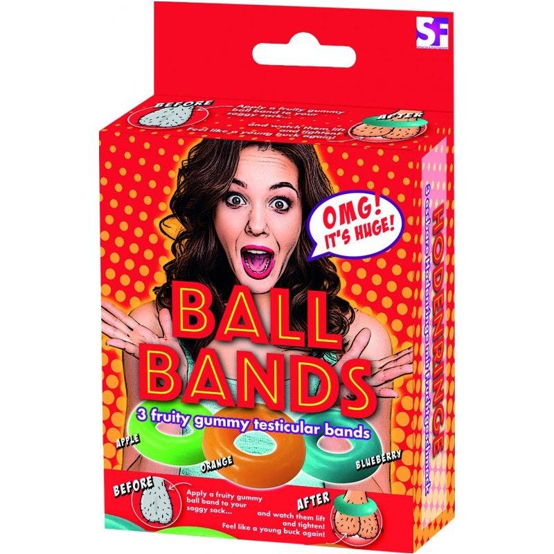 Ball Bands Gummy Cock Ring - Adult Toys