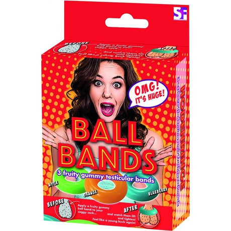 Ball Bands Gummy Cock Ring - Adult Toys