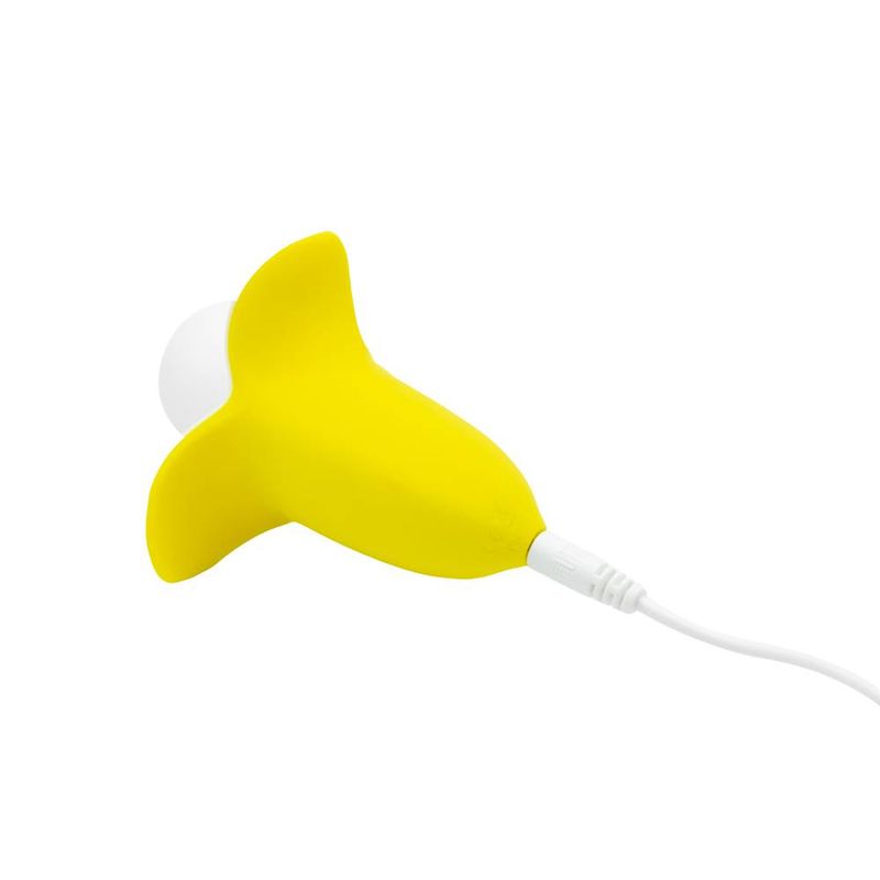 Banana Bliss 13cm Silicone Slimline Vibrator Massager - Adult Toys