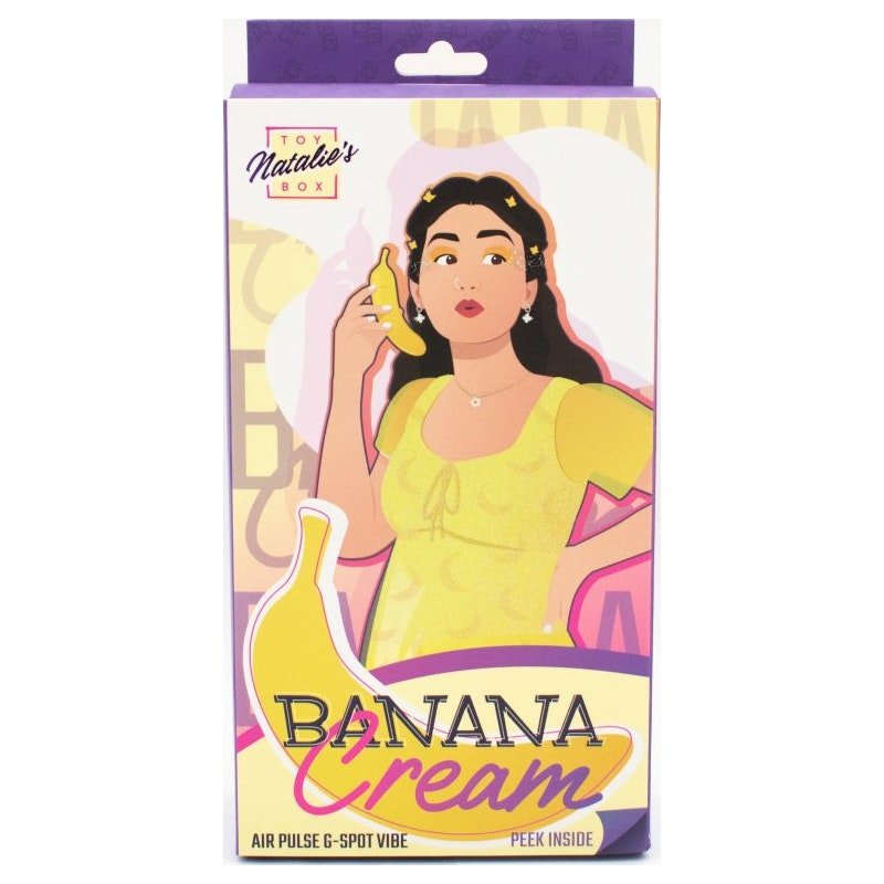 Banana Cream Air Pulse G - Spot Vibrator - Adult Toys