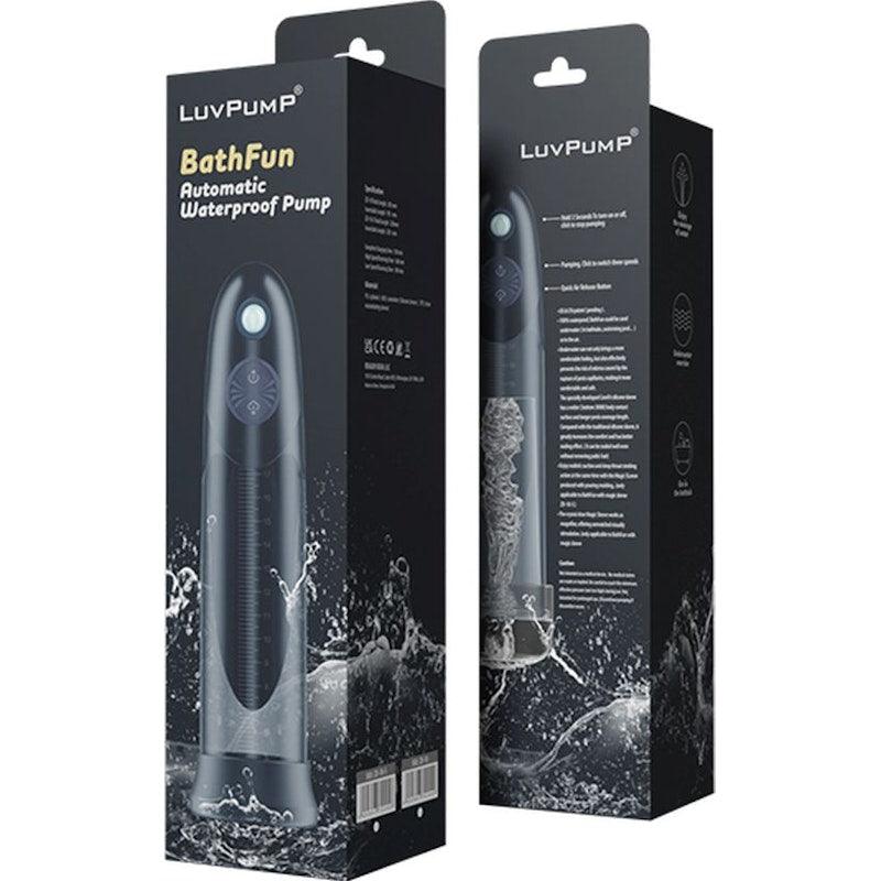 BathFun Automatic USB Waterproof Penis Pump w Magic Sleeve - Naughty by Nature Adult Store