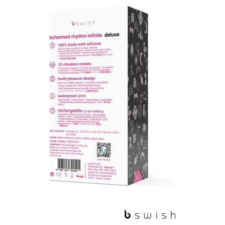 Bcharmed Rhythm Infinite Deluxe Black - Adult Toys