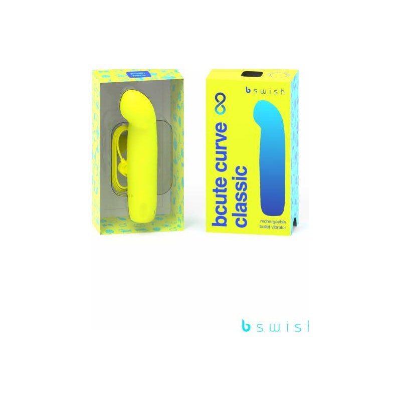 Bcute Curve Infinite Classic Citrus Yellow - Adult Toys