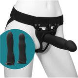 Be Ready 4 Pc - 7in, 7.5in, 8in Hollow Silicone Strap - On Set - Adult Toys