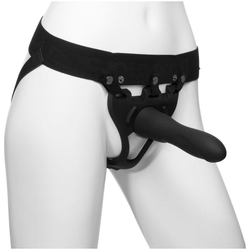 Be Strong 7.5in Slim Dong 2 Pc Hollow Silicone Strap - On Set - Adult Toys