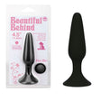 Beautiful Behind - Black 11.5 cm Butt Plug - ANAL TOYS