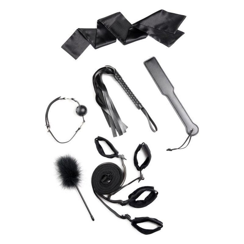 Bed Restraint Bondage Kit Black - Adult Toys