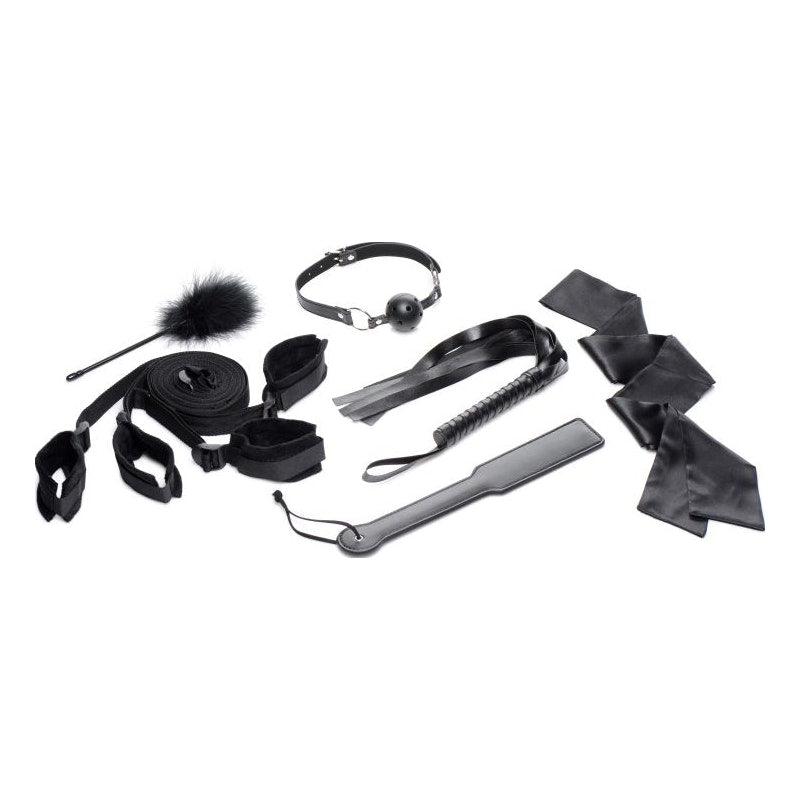 Bed Restraint Bondage Kit Black - Adult Toys
