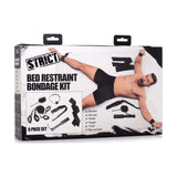 Bed Restraint Bondage Kit Black - Adult Toys