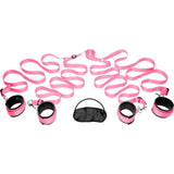 Bedroom Restraint Kit Pink - Naughty by Nature Adult Store